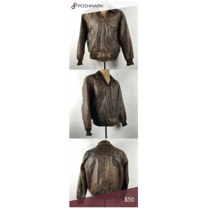 American Weekend Brown Leather Jacket